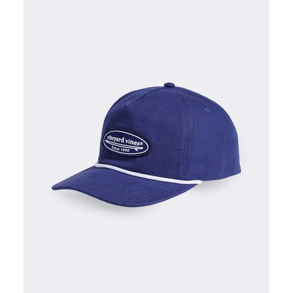 Vineyard Vines Surf Logo Foam Trucker Hat SnapBack Moonshine NWT